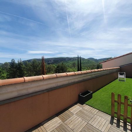 Terrasse 130M2 Panoramique Avec Climatisation Piscine - 3 Chambres Gréoux-les-Bains Eksteriør bilde